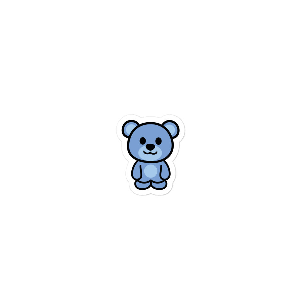 Blue Bear Bubble-free stickers