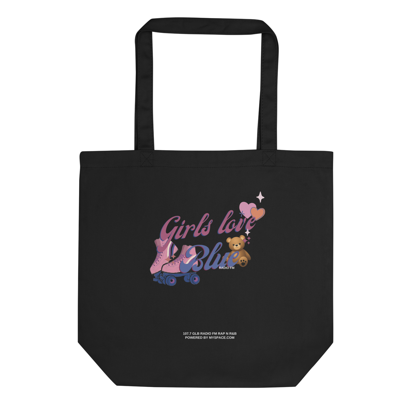 Girls Love Blue Eco Tote Bag