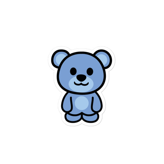 Blue Bear Bubble-free stickers